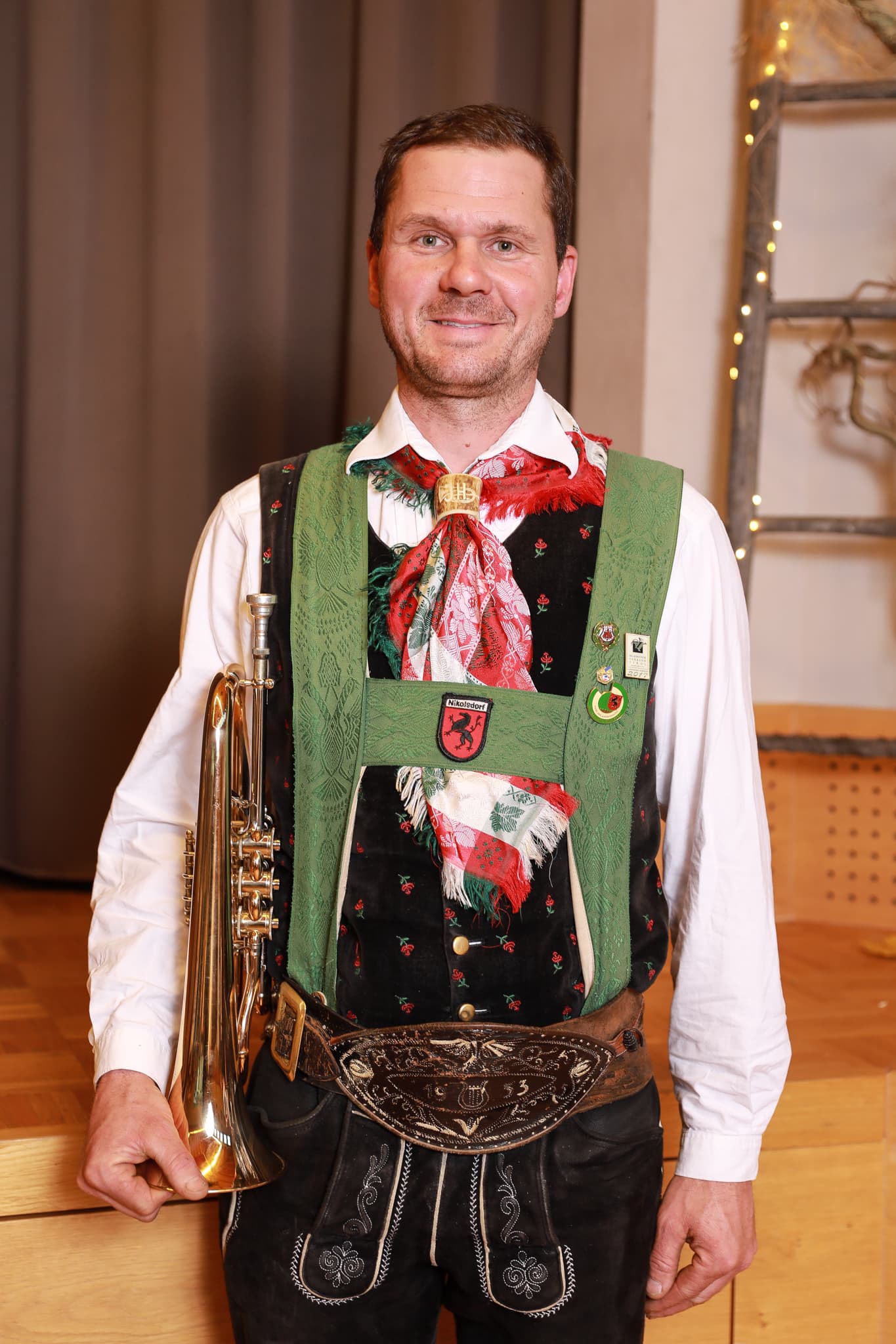 Flügelhornist Josef Huber