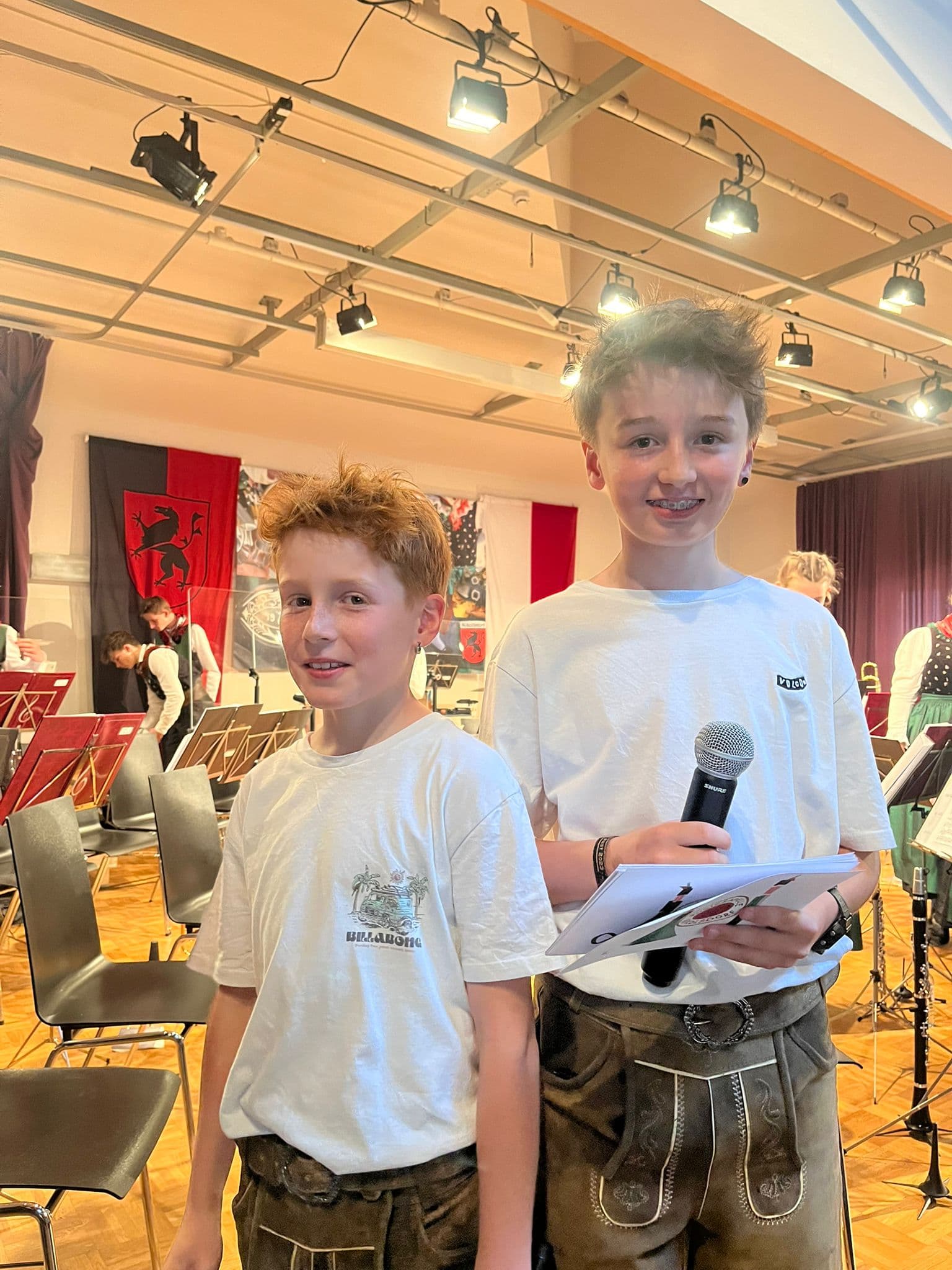 Modarationsteam Kilian und Veit Ganeider