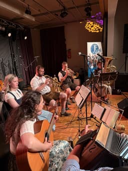 Musikgruppe "Drunta Drüba" beim Musikball